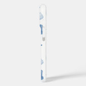 Costal blue seashells-patroon Case-Mate iPhone case (Achterkant / Links)