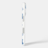 Costal blue seashells-patroon Case-Mate iPhone case (Achterkant / Rechts)