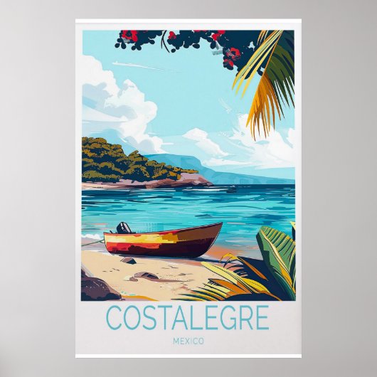 Costalegre Reisposter Poster (Voorkant)