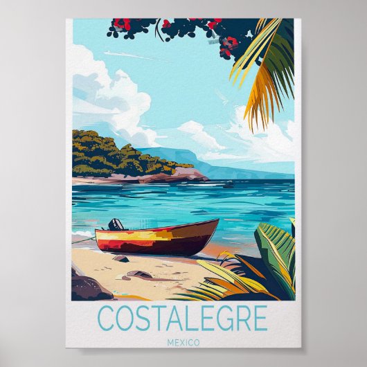 Costalegre Reisposter Poster (Voorkant)