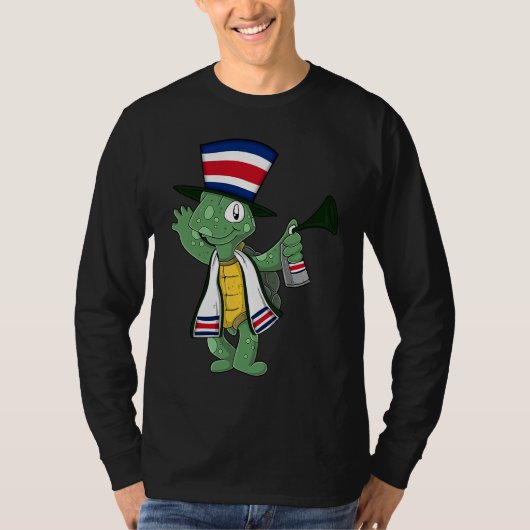 Costarican Fan Turtle T-shirt (Voorkant)