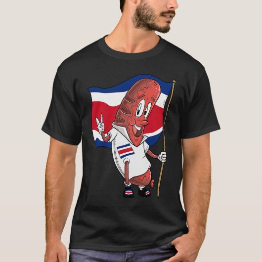 Costarican pork roast sausage t-shirt (Voorkant)