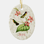 Costa's Hummingbird Keramisch Ornament (Achterkant)