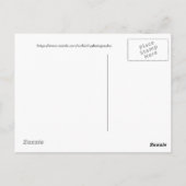 Costa's Hummingbird op nadering Briefkaart (Achterkant)