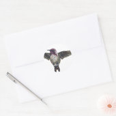 Costa's Hummingbird Ronde Sticker (Envelop)
