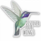 Costa's kolibrie Sticker (Voorkant)