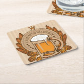 Costers - Mancave Biermatten Kartonnen Onderzetters (Schuin)