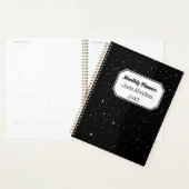Costomazable traditioneel zwart-wit planner (Display)