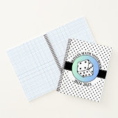 Costomazable zwart-wit elegante WISKUNDE Notitieboek (Binnen)