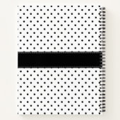 Costomazable zwart-wit elegante WISKUNDE Notitieboek (Achterkant)