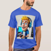 Costomizable grafisch T-shirt - Druk je unieke (Voorkant)