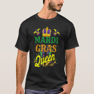 Costume Carnival Queen Mardi Gras T-shirt