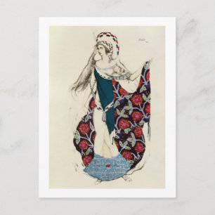 Costume design for a women, from Judith, 1922 (col Briefkaart