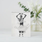 Costume design for Le Dieu Bleu, 1912 Briefkaart (Staand voorkant)