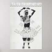 Costume design for Le Dieu Bleu, 1912 Poster (Voorkant)