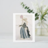 Costume design for 'Misa Sert' as 'Une Dame de la Briefkaart (Staand voorkant)