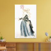 Costume design for 'Misa Sert' as 'Une Dame de la Canvas Afdruk (Insitu (Woonkamer))