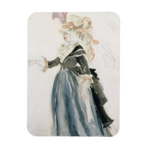 Costume design for 'Misa Sert' as 'Une Dame de la Magneet