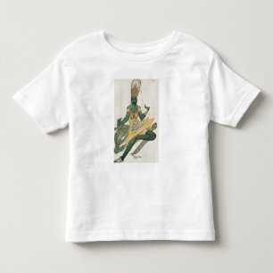 Costume design for Nijinsky as the 'Blue God' Kinder Shirts
