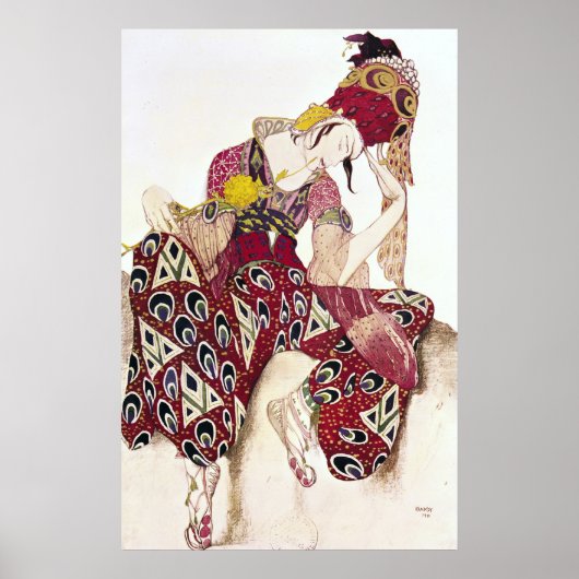 Costume design for Nijinsky bij ballet La Poster (Voorkant)