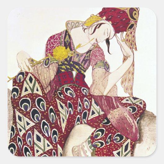 Costume design for Nijinsky bij ballet La Vierkante Sticker (Voorkant)