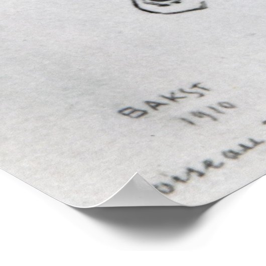 Costume design for 'The Firebird', 1910 Poster (Hoek)