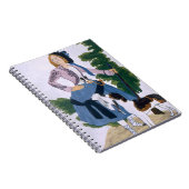 Costume design for The Huntress, 1922 (kleur lith) Notitieboek (Rechterzijde)