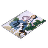 Costume design for The Huntress, 1922 (kleur lith) Notitieboek (Linkerzijde)