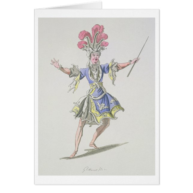 Costume design voor de Magicus, in Dardanus, een l (Voorkant)