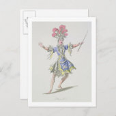 Costume design voor de Magicus, in Dardanus, een l Briefkaart (Voorkant / Achterkant)