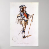 Costume design voor Don Juan van Moliere Poster (Voorkant)