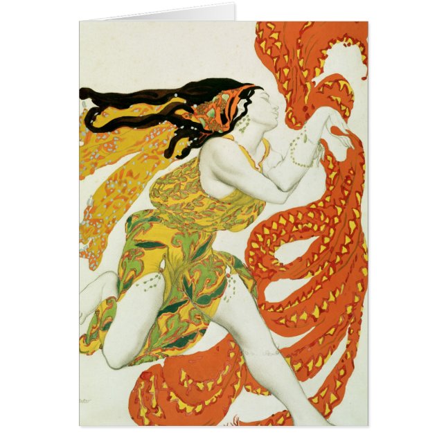 Costume design voor een bacchante in 'Narcisse' (Voorkant)