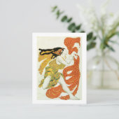 Costume design voor een bacchante in 'Narcisse' Briefkaart (Staand voorkant)