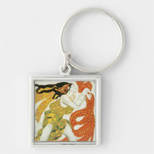 Costume design voor een bacchante in 'Narcisse' Sleutelhanger