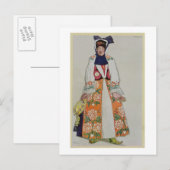 Costume design voor een boerenvrouw uit Sadko, 19 Briefkaart (Voorkant / Achterkant)