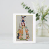 Costume design voor een boerenvrouw uit Sadko, 19 Briefkaart (Staand voorkant)