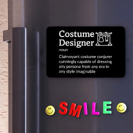 Costume Designer Definitie Film Crew 4" x 6" Flex Magneet