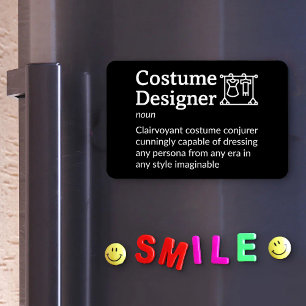 Costume Designer Definitie Film Crew 4" x 6" Flex Magneet