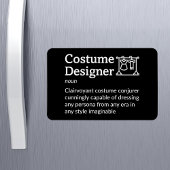 Costume Designer Definitie Film Crew 4" x 6" Flex Magneet