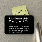 Costume Designer Definitie Film Crew 4" x 6" Flex Magneet