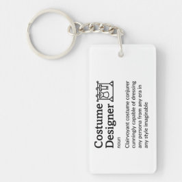 Costume Designer Definitie - Grappige Film Crew Sleutelhanger