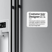 Costume Designer Definitie Set Life 3 "x 4" Bestan Magneet