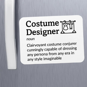 Costume Designer Definitie Set Life 3 "x 4" Bestan Magneet