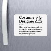 Costume Designer Definitie Set Life 4 "x 6" Flex Magneet