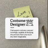 Costume Designer Definitie Set Life 4 "x 6" Flex Magneet