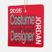 Costume Designer Extraordinaire CUSTOM Keramisch Ornament (Links)