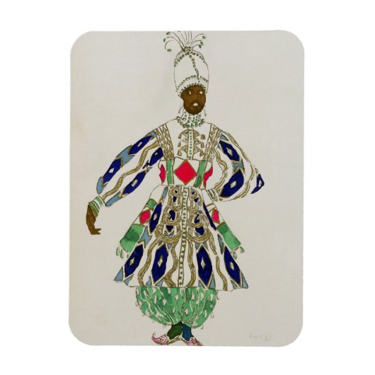 Costume for a "negro" uit Aladdin, 1916 (kleur Magneet (Verticaal)