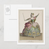 Costume for Medea in de opera "Jason en Medea", Briefkaart (Voorkant / Achterkant)