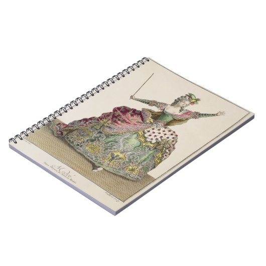 Costume for Medea in de opera "Jason en Medea", Notitieboek (Linkerzijde)