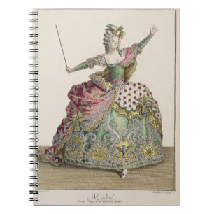 Costume for Medea in de opera "Jason en Medea", Notitieboek